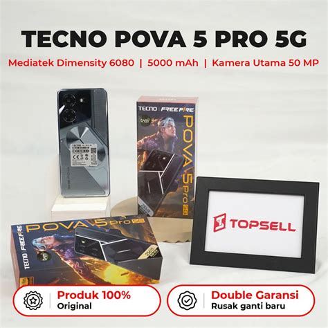 Jual Tecno Pova 5 Pro 5g 8256gb 8gb Extended Ram Original Garansi