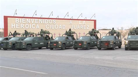 Llegan 400 Militares A Reforzar La Seguridad En Cd Juárez N