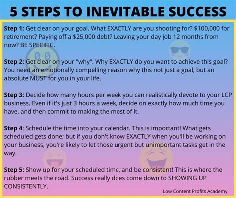 5 Steps To Success Steps To Success Success Job