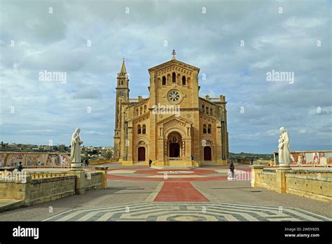Ta Pinu Basilica Known As The Church Of Miracles In Gozo Stock Photo