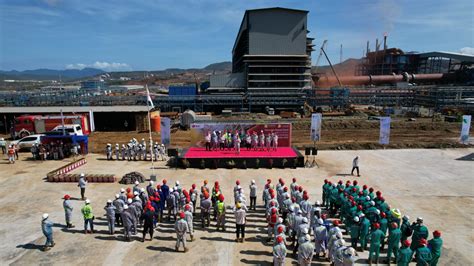 Smelter Kapasitas 780 Ribu Ton Di Harita Nickel Resmi Beroperasi