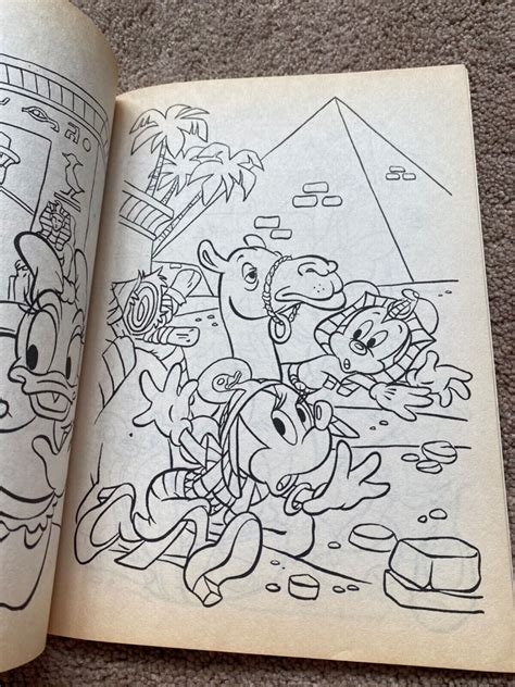 Vtg 1989 Walt Disney Minnie Mickey Mouse Giant Coloring Book Golden Ebay