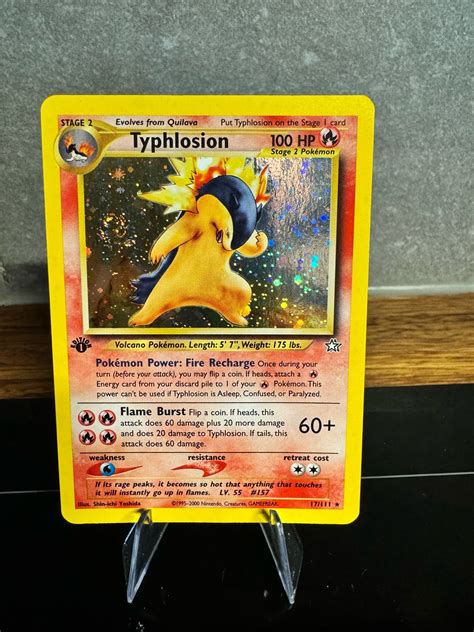 Se Produkter Som Liknar Typhlosion Holo St Ed P Tradera