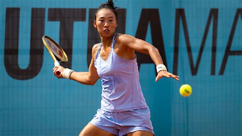 China S Zheng Qinwen Into Last 32 Of WTA Madrid Open CGTN