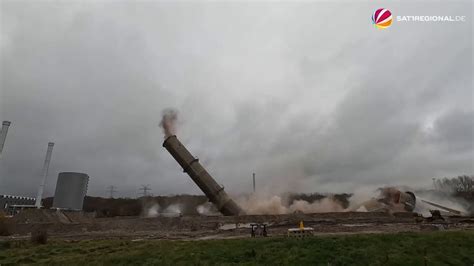 Video Sprengung Am Kieler Ostufer Schornstein Des Alten