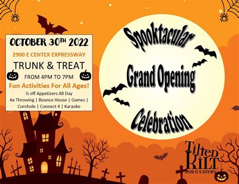 Spooktacular Grand Opening Tilted Kilt Pub And Eatery Killeen Tx