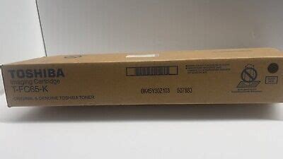 Genuine Toshiba T FC65 K Black Toner Cartridge New In Box FREE Ship