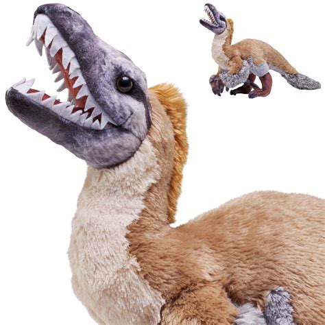 Artist Dino Velociraptor Soft Toy