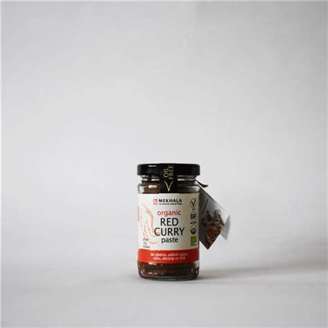 Mekhala Curry Paste Thai Red Certified Organic 100g All About