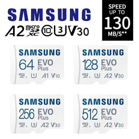 Gb Samsung Evo Plus Micro Sd Xc Sdxc U A V Mb S