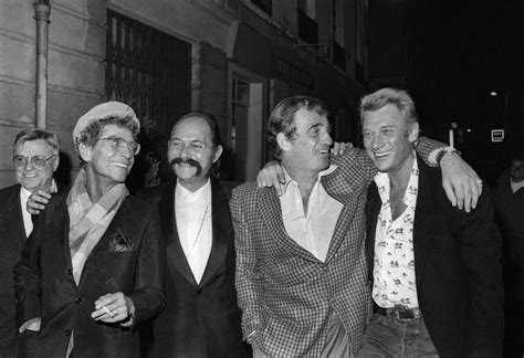 Photo Avec Darry Cowl Albert Minski Jean Paul Belmondo Et