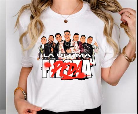 Grupo Firme La Ultima Peda 2024 Tour Shirt Grupo Firme Band Fan