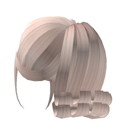 Fluffy Y K Curly Popular Ponytail Platinum Blonde Roblox Item Rolimon S