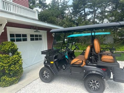 4-Seat Lifted Golf Cart — Currently sold out – Shore Rides