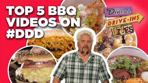 Top 5 CRAZIEST BBQ Vids In DDD History With Guy Fieri Diners Drive