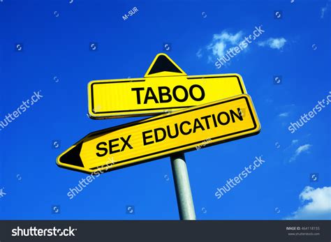 Taboo Vs Sex Education Traffic Sign Stock Photo Shutterstock