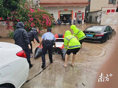 暴雨来袭，仲恺公安民警坚守抢险第一线 积水 陈江 群众