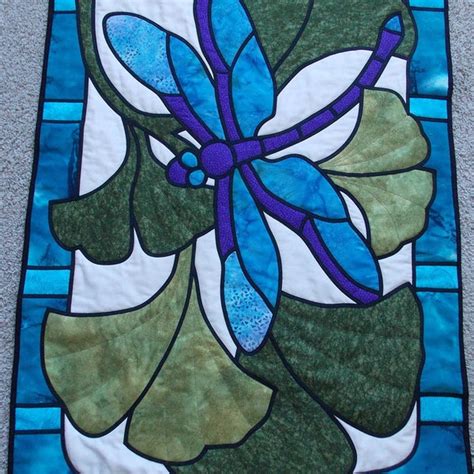 Stained Glass Quilt Etsy