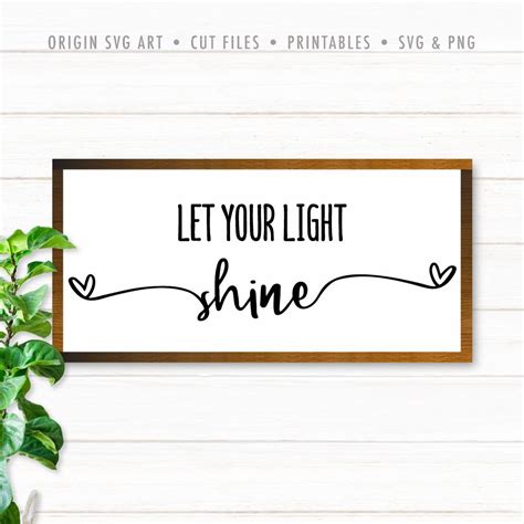 Let Your Light Shine Svg Origin Svg Art Let Your Light Shine