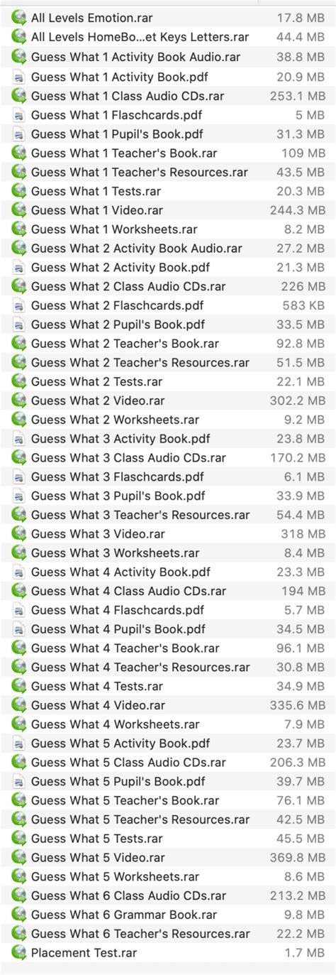Download Guess What Pdf Presentation Plus (A1 / A2)