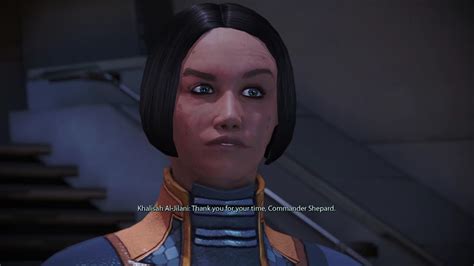 Mass Effect 1 Legendary Edition Khalisah Al Jilani Interviews Shepard Youtube