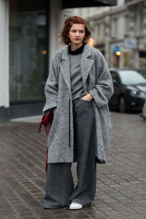 Street Style Le Look Oversize Pile Dans La Tendance Elle