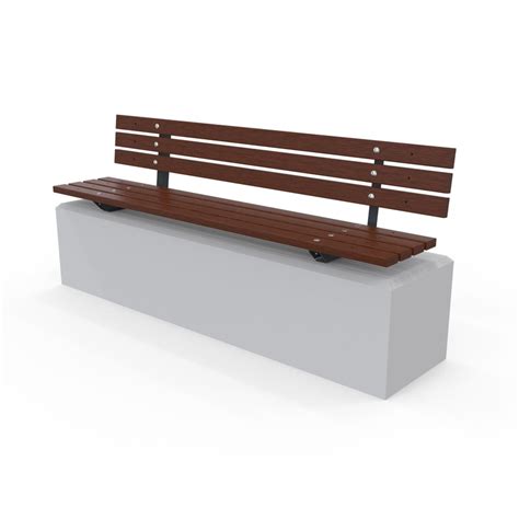 Woodville Seat Plinth Mount Concrete Plinth