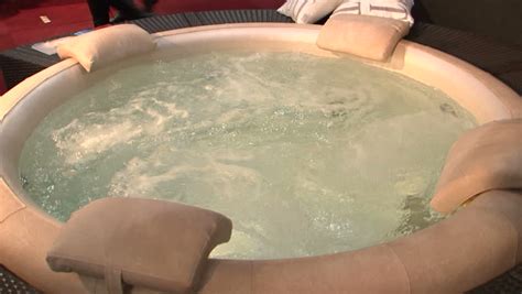 Water From Hot Tub Bubbling Stock Footage Video Shutterstock
