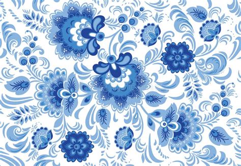 Gzhel Stock Illustrations – 3,894 Gzhel Stock Illustrations, Vectors ...