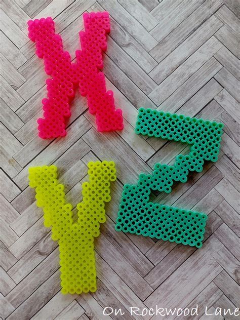 Perler Bead Alphabet Free Pattern