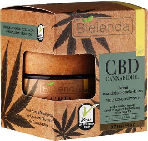 Bielenda CBD Cannabidiol krem nawilżająco detoksykujący Makeup pl