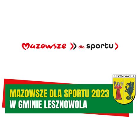 Mazowsze Dla Sportu W Gminie Lesznowola Gmina Lesznowola