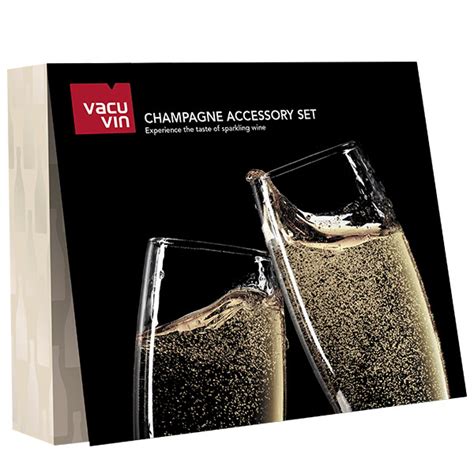 Champagne Accessory Holiday Set Vacu Vin Panuts