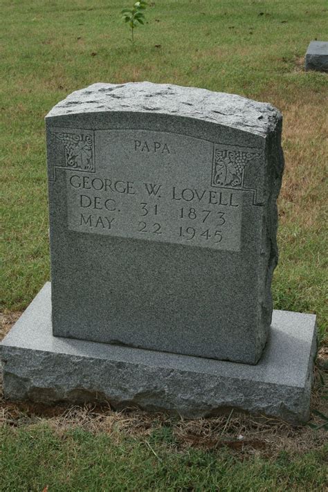 George Washington Lovell 1873 1945 Find A Grave Memorial