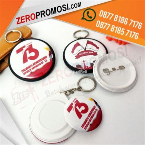 Pin Pvc Agustus Custom Logo Souvenir Pin Hut Kemerdekaan Di