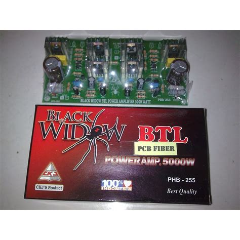 Jual Kit Btl Black Widow Ckj Phb Power Amplifier W Pcb Fiber Kit