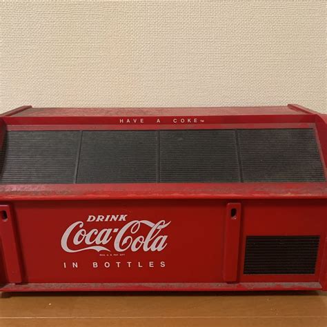 【目立った傷や汚れなし】当時物コカ・コーラ 昭和レトロ置物ケースアンティークレトロ Coca Cola 昭和レトロ の落札情報詳細