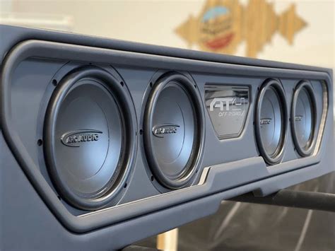 Custom Level 5 Front Firing Subwoofer Enclosure For The 2019 2024 GMC