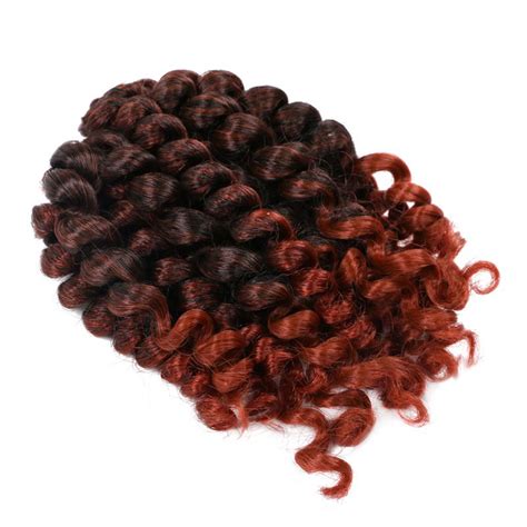 10 Pulgadas Corta Ombre Jumpy Wand Curl Crochet Trenzas Extensión Del