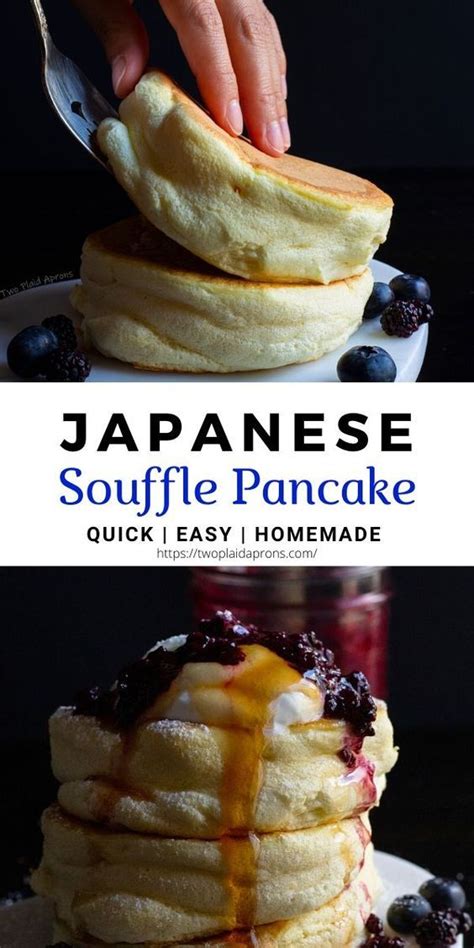 Fluffy Japanese Soufflé Pancakes Two Plaid Aprons Recipe Recipes