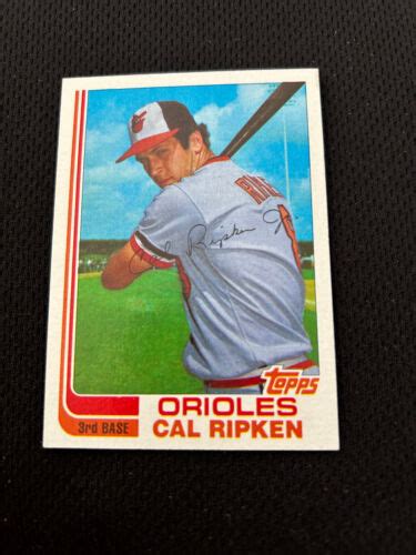 Cal Ripken Jr Rookie Topps Traded T Baltimore Orioles Rc Baseball