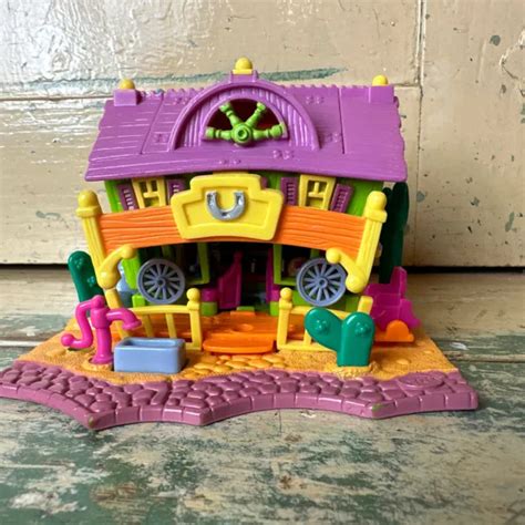 1994 Polly Pocket Light Up Horse House Animal Wonderland Vintage