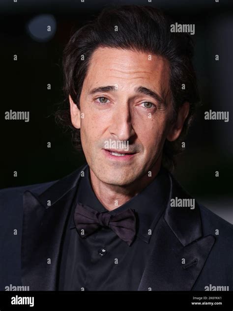 Los Angeles California Usa October 15 Adrien Brody Arrives At The