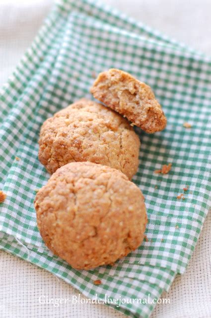 TEST BAKE Овсяное печенье ginger blonde LiveJournal