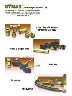 Conex Es Hidr Ulicas Conforme Din Tubos E Bra Adeiras Conex