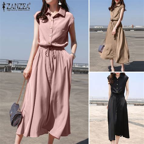 Freeshipping Esolo ZANZEA Korean Style Women Summer Sleeveless