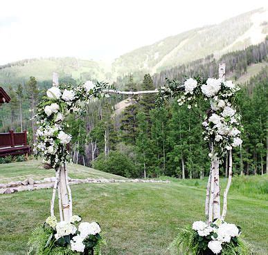 Spring Wedding In The Rockies Aspen Arch Th Wedding Anniversary