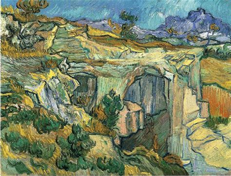 Entrance to a Quarry near Saint Remy, 1889 - Vincent van Gogh - WikiArt.org