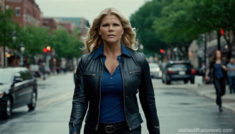 beth phoenix removes leather jacket stable diffusion