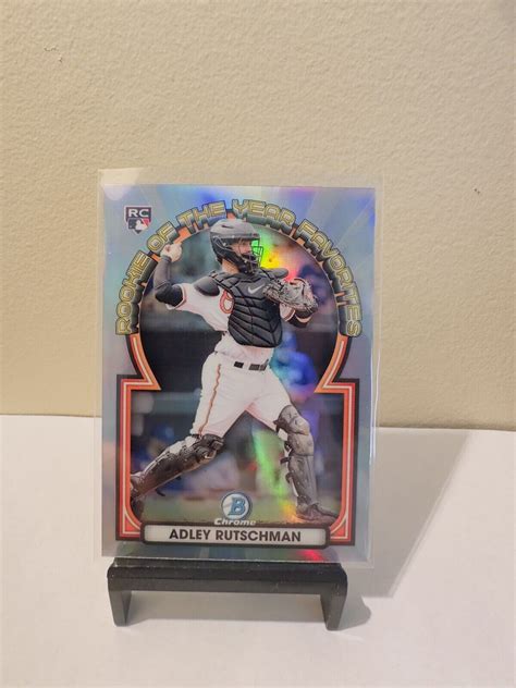 Adley Rutschman 2023 Bowman Chrome Rookie Of The Year Favorites ROYF 4